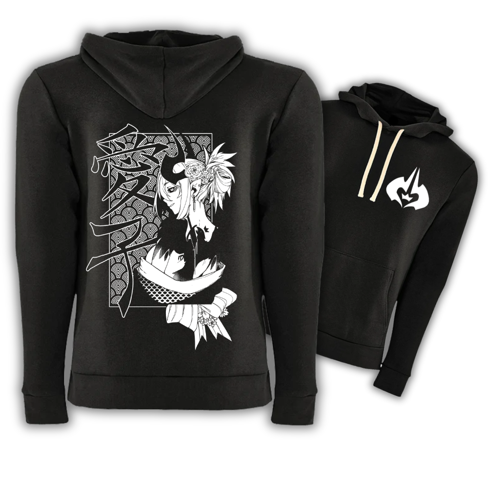 LessDraws | Aiko crow - Hoodie