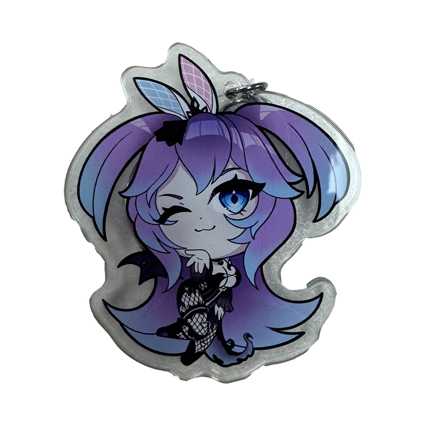 CottonTail | Chibi Acrylic Charm - Keychain